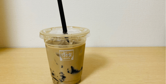 すき家コーヒーゼリーキャラメルラテMサイズ