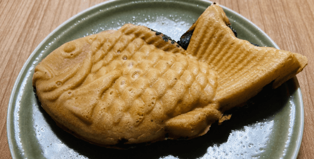 たい焼き田中家の黒豆コーヒーカスタード