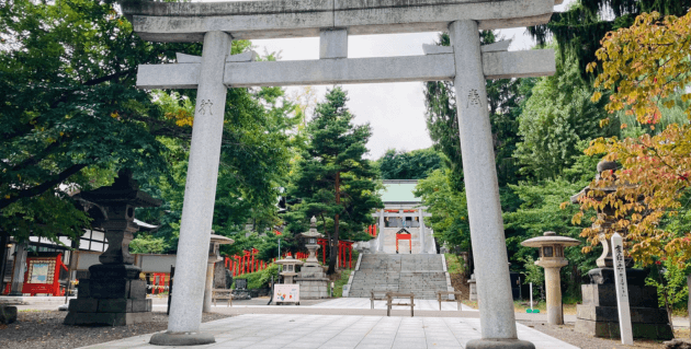 住吉神社の大きな鳥居