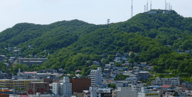 室蘭の住宅街