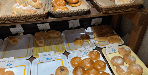 マルコーブの商品棚