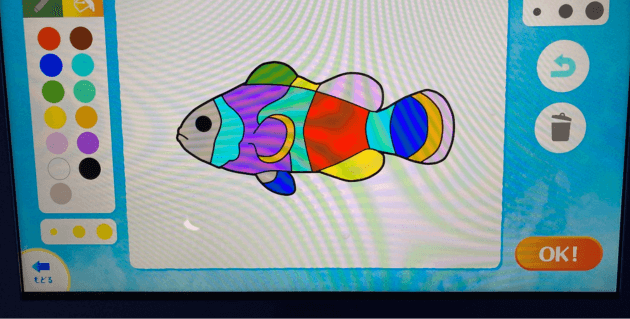 おえかきアクアリウムのニモ