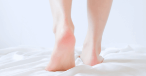 女性のかかと